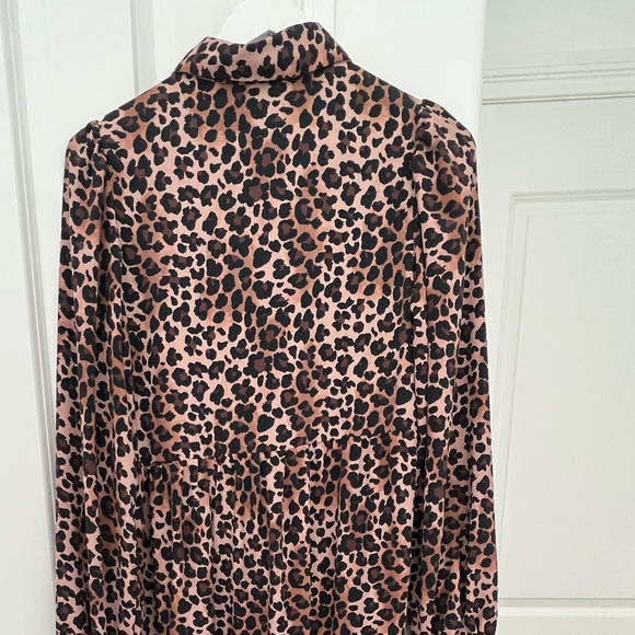 ASOS maxi dress leopard print size us 2 - Picture 2 of 4